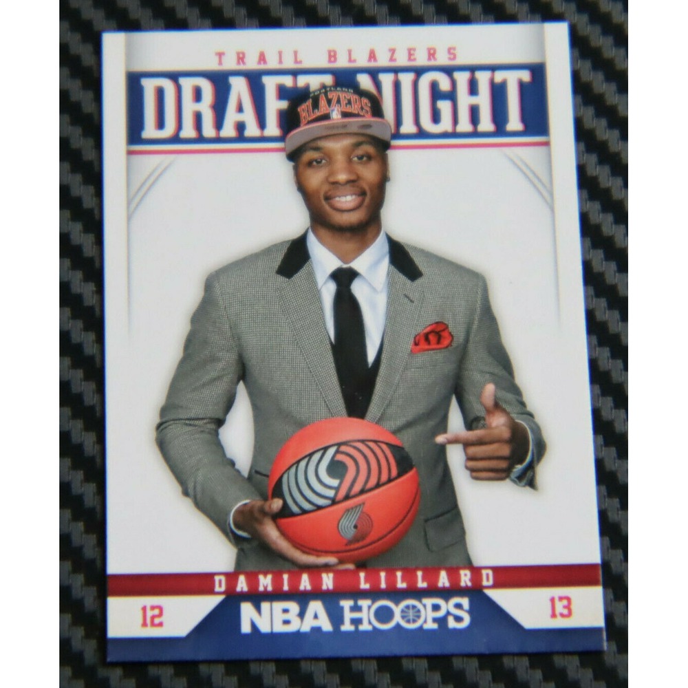 2012-13 NBA‎ HOOPS DAMIAN LILLARD DRAFT NIGHT ROOKIE